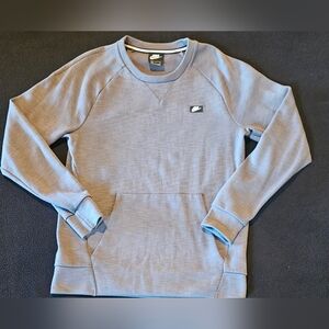 Nike Optic Crew Sweatshirt Sweater Men's Size Small Gray Kangaroo Pockets